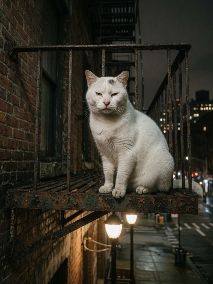 Fire escape perch